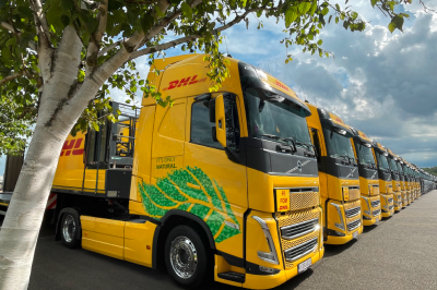 DHL reduces Formula 1® cargo carbon emissions by an average of 83% 